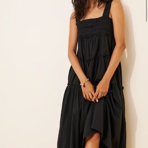 Anthropologie Black Maxi Dress Small